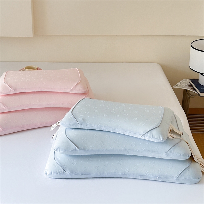 91家纺网 家纺一手货源 找家纺 （总）伟邦枕芯 2025新款全棉提花针织高端生物基枕枕头枕芯