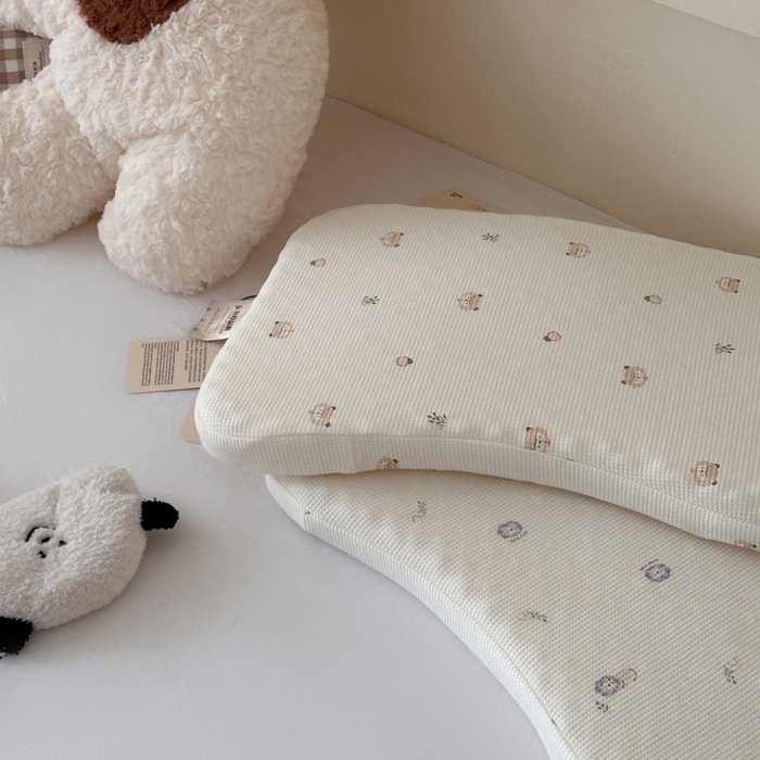 91家纺网 家纺一手货源 找家纺 （总）伟邦枕芯 2025新款全棉华夫格可水洗硅胶儿童枕枕头枕芯