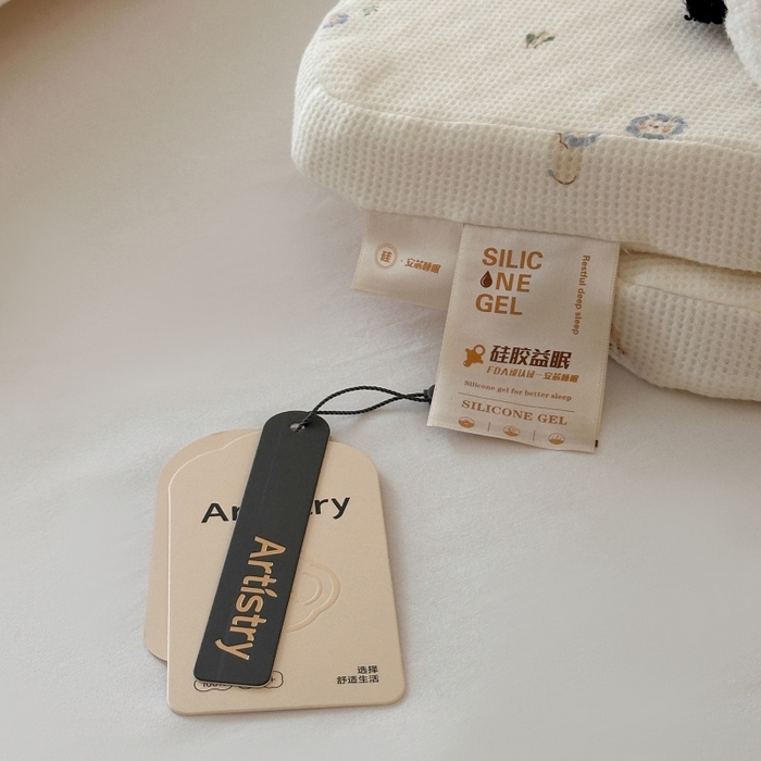 91家纺网 家纺一手货源 找家纺 （总）伟邦枕芯 2025新款全棉华夫格可水洗硅胶儿童枕枕头枕芯