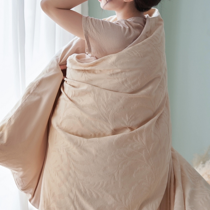 91家纺网 家纺一手货源 找家纺 （总）禾时 2025新款60s轻奢提花磨毛四件套-沄梦