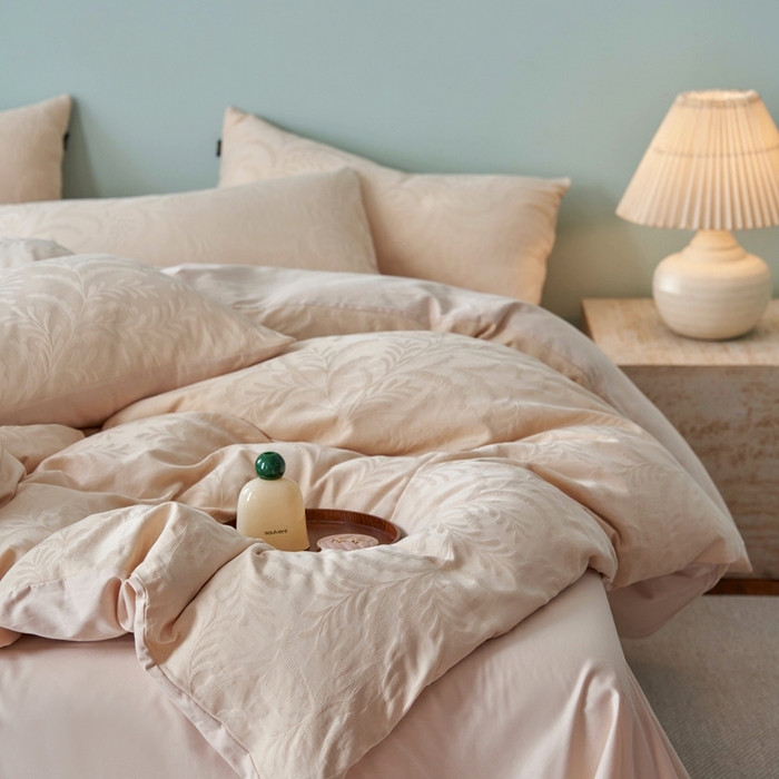 禾时 2025新款60s轻奢提花磨毛四件套-沄梦 沄梦-皇家米