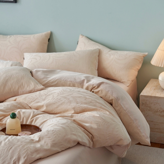 91家纺网 家纺一手货源 找家纺 禾时 2025新款60s轻奢提花磨毛四件套-沄梦 沄梦-皇家米