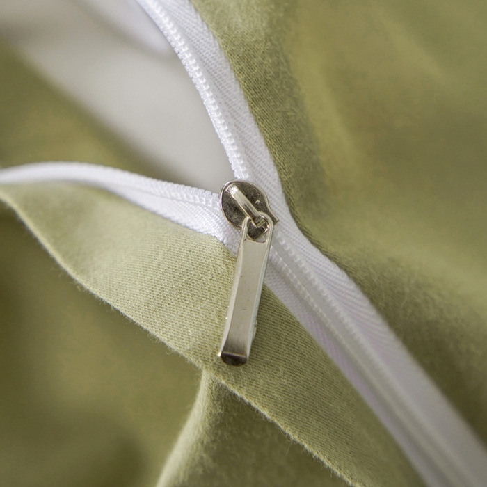 91家纺网 家纺一手货源 找家纺 禾时 2025新款60s轻奢提花磨毛四件套-沄梦 沄梦-青草绿