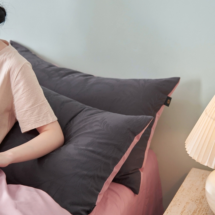 91家纺网 家纺一手货源 找家纺 禾时 2025新款60s轻奢提花磨毛四件套-沄梦 沄梦-青灰