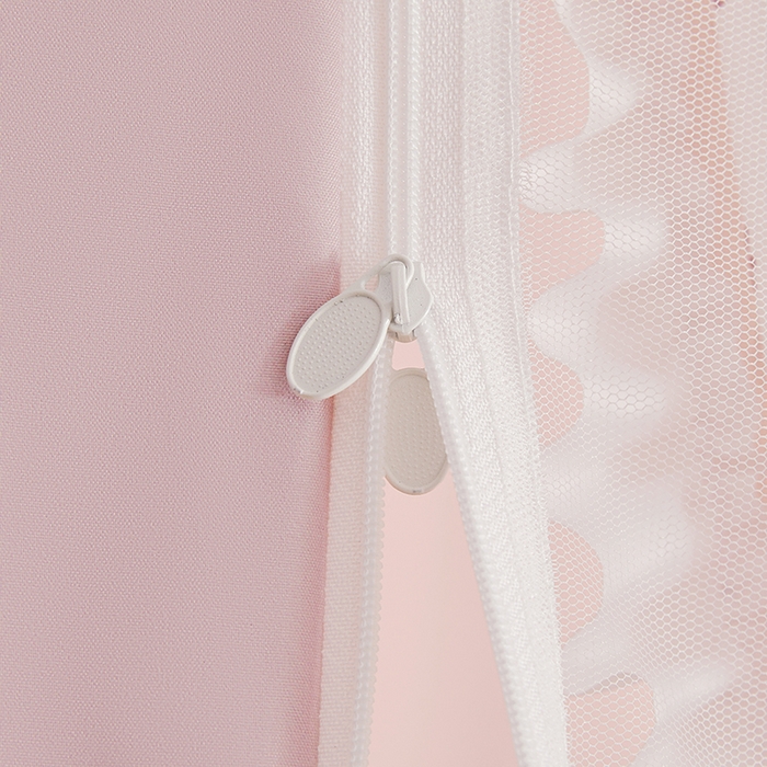 91家纺网 家纺一手货源 找家纺 梦之宝 2025年新款小碎花学生蚊帐 兔兔和蝴蝶结