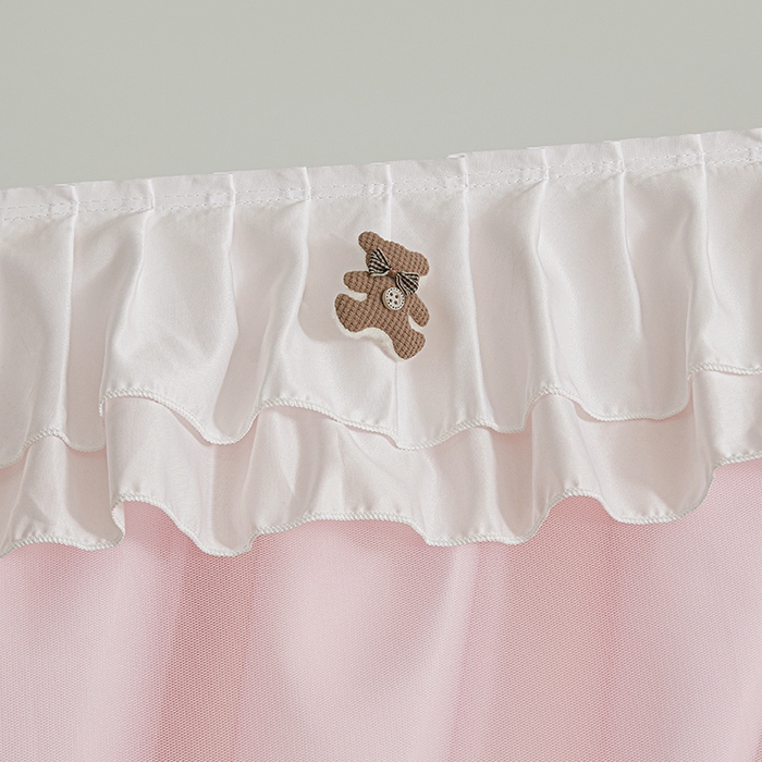 91家纺网 家纺一手货源 找家纺 梦之宝 2025年新款小碎花学生蚊帐 小碎花-粉