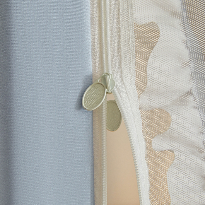 91家纺网 家纺一手货源 找家纺 梦之宝 2025年新款小碎花学生蚊帐 小碎花-蓝