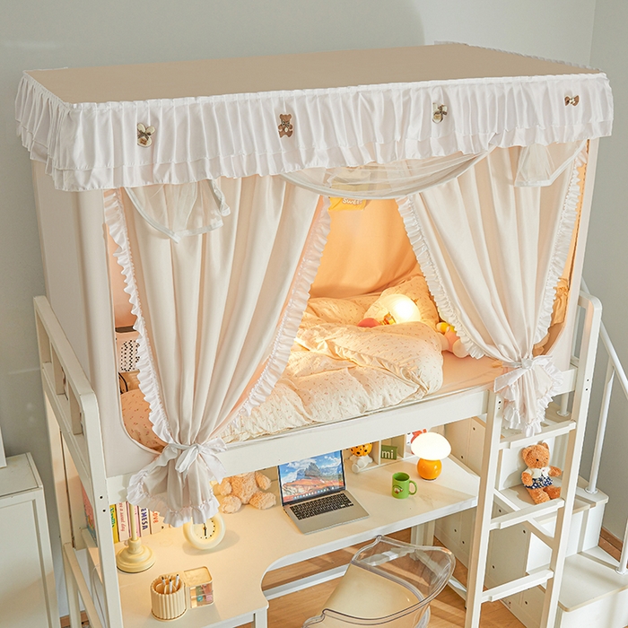 91家纺网 家纺一手货源 找家纺 梦之宝 2025年新款小碎花学生蚊帐 小碎花-米