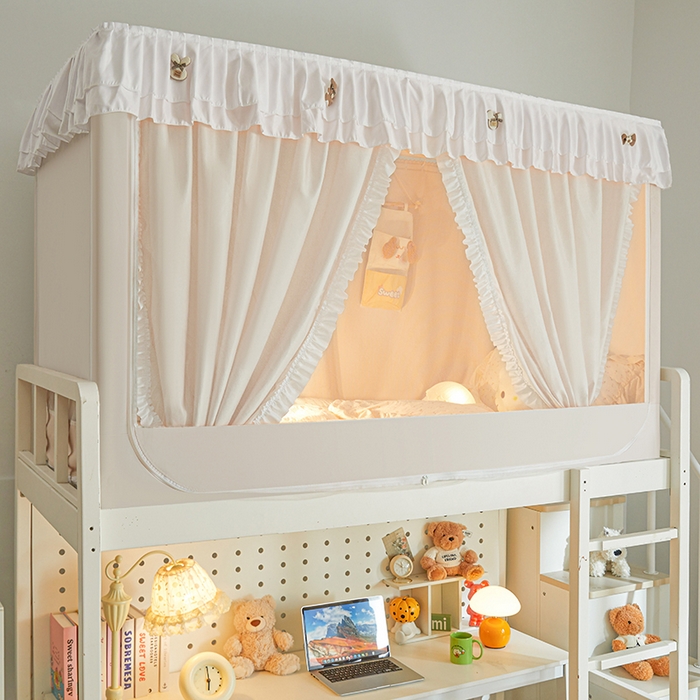 91家纺网 家纺一手货源 找家纺 梦之宝 2025年新款小碎花学生蚊帐 小碎花-米