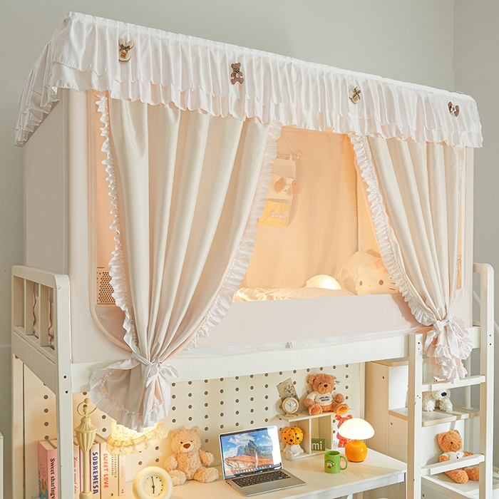 91家纺网 家纺一手货源 找家纺 梦之宝 2025年新款小碎花学生蚊帐 小碎花-米