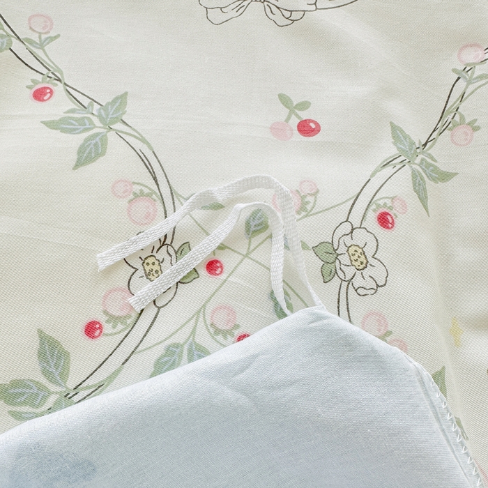 91家纺网 家纺一手货源 找家纺 金盛纺 2025新款全棉印花四件套 春游泡泡