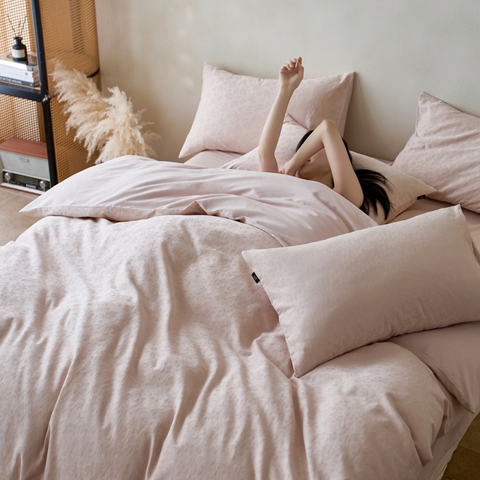 91家纺网 家纺一手货源 找家纺 （总）禾时 2025新款60s轻奢提花磨毛四件套-最清风