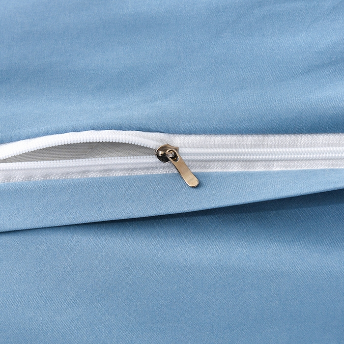 91家纺网 家纺一手货源 找家纺 代芙家纺 2025新款锦棉床盖四件套-压线款 花香-压线款-绅士蓝