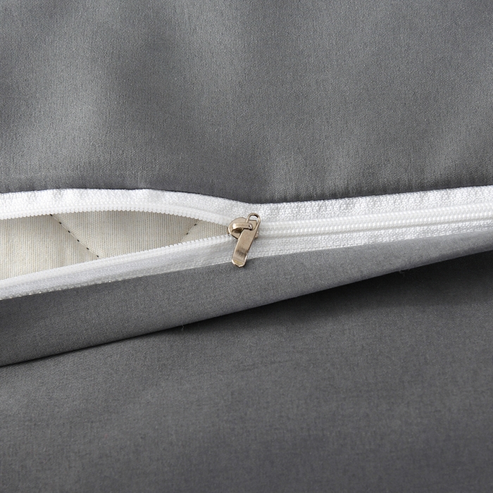 91家纺网 家纺一手货源 找家纺 代芙家纺 2025新款锦棉床盖四件套-压线款 压花香-线款-雅灰