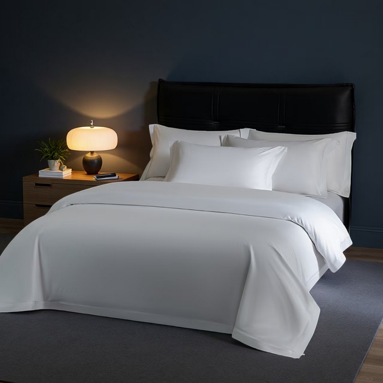 91家纺网 家纺一手货源 找家纺 （总）2025新款酒店布草四件套不起球不起皱不缩水透气柔软耐洗耐用新宠儿