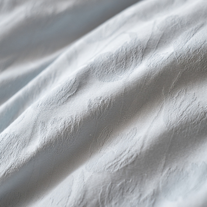 91家纺网 家纺一手货源 找家纺 禾时 2025新款60s轻奢提花磨毛四件套-郁见春色 郁见春色-淡蓝