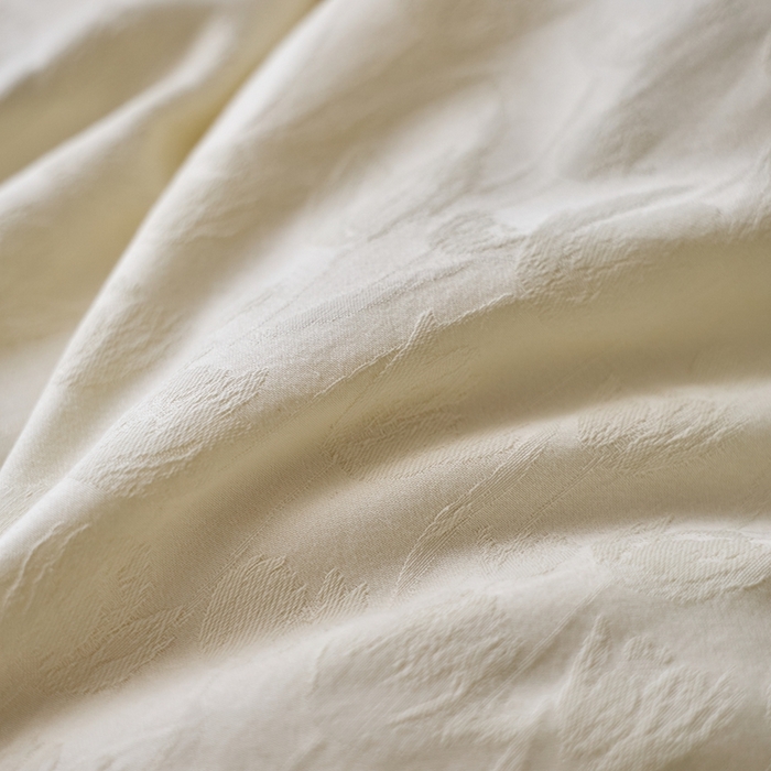 91家纺网 家纺一手货源 找家纺 禾时 2025新款60s轻奢提花磨毛四件套-郁见春色 郁见春色-米白