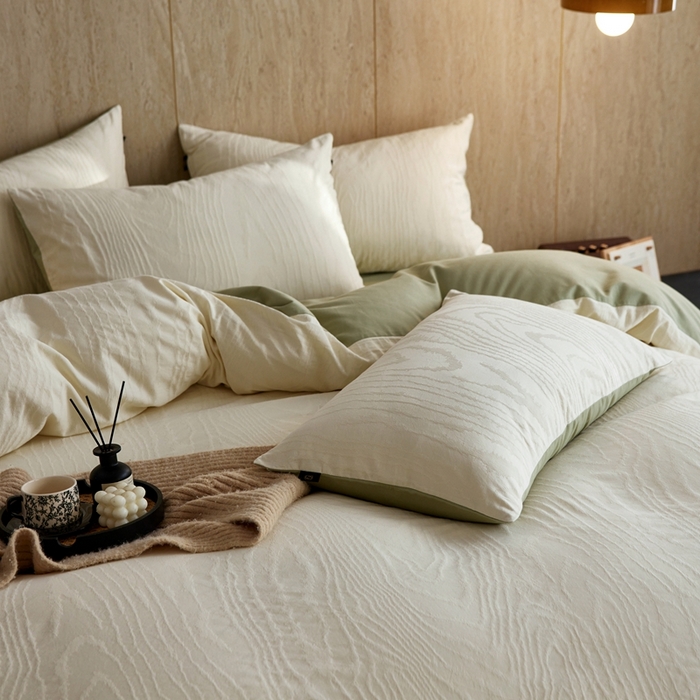 91家纺网 家纺一手货源 找家纺 （总）禾时 2025新款60s轻奢提花磨毛四件套-浮光跃川