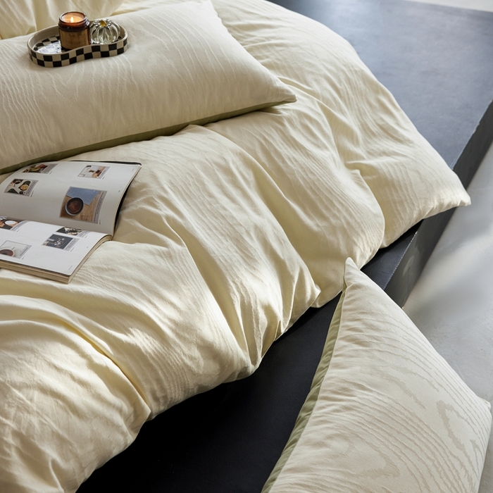 91家纺网 家纺一手货源 找家纺 （总）禾时 2025新款60s轻奢提花磨毛四件套-浮光跃川