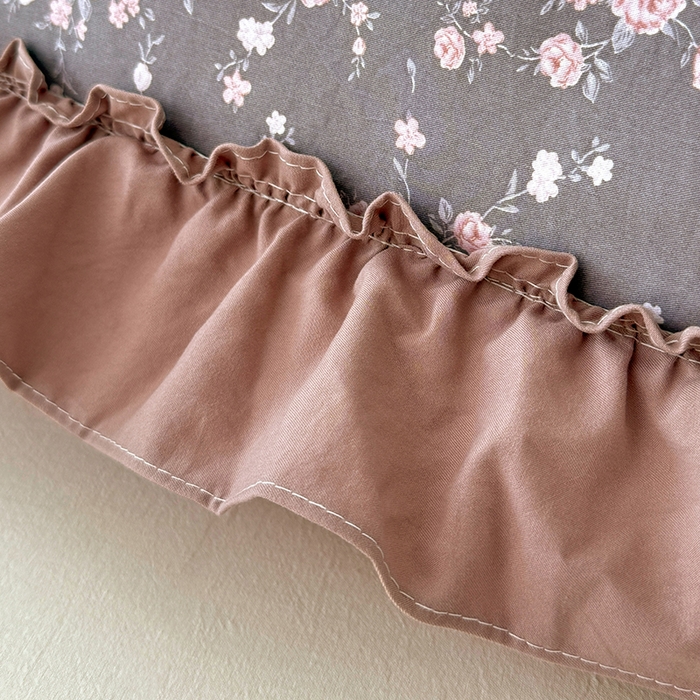 91家纺网 家纺一手货源 找家纺 梦舒羽 2025新款水洗珍珠棉花边枕套加长双人情侣1.8米枕芯内胆套1.5m枕头套 玫瑰之约