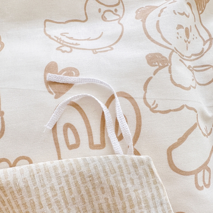 91家纺网 家纺一手货源 找家纺 金盛纺 2025新款全棉印花四件套 小童趣