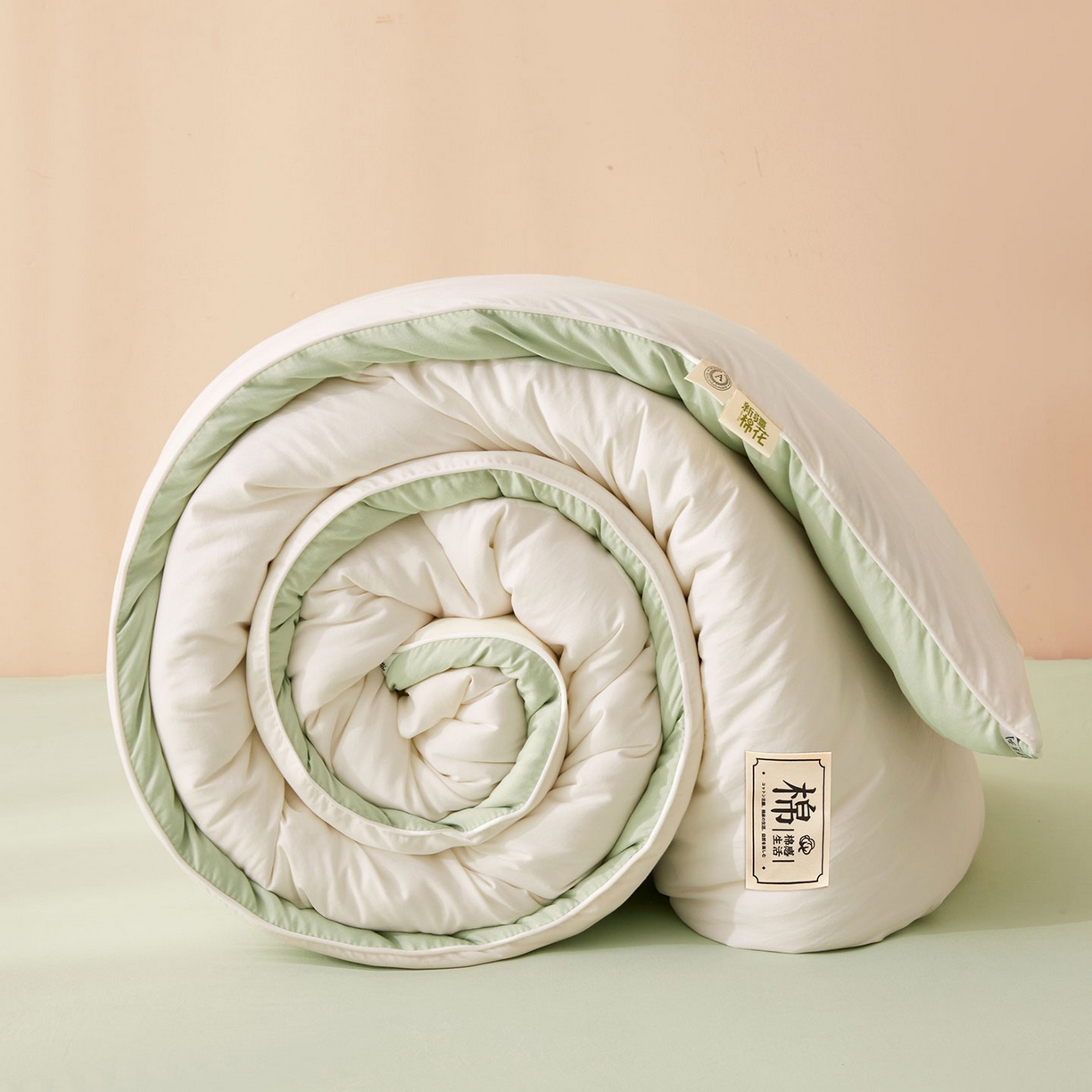 91家纺网 家纺一手货源 找家纺 （总）美梦里 2025新款A类拼色新疆棉花被被子被芯