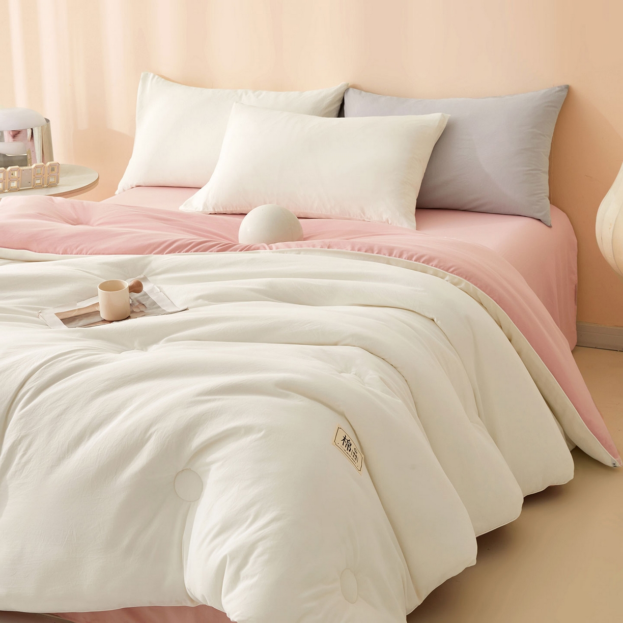 91家纺网 家纺一手货源 找家纺 （总）美梦里 2025新款A类拼色新疆棉花被被子被芯