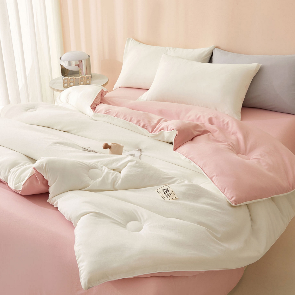 91家纺网 家纺一手货源 找家纺 （总）美梦里 2025新款A类拼色新疆棉花被被子被芯