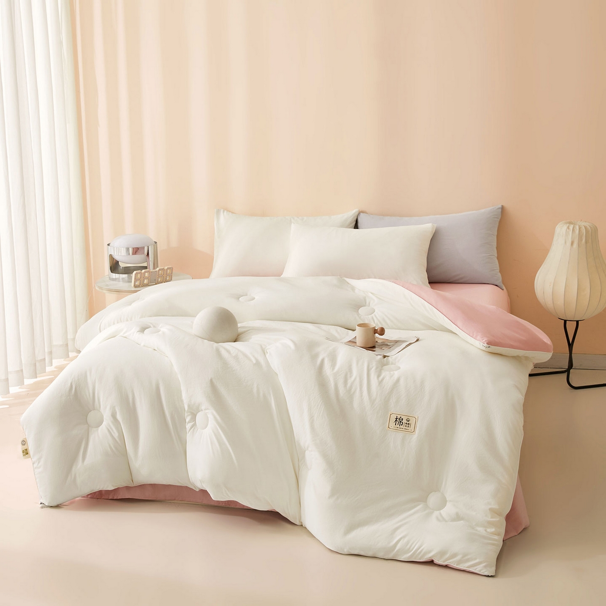 91家纺网 家纺一手货源 找家纺 （总）美梦里 2025新款A类拼色新疆棉花被被子被芯