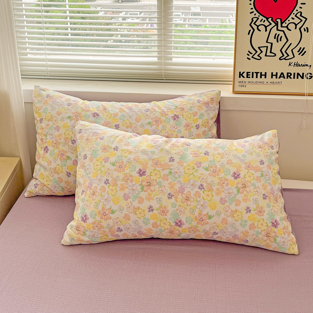 91家纺网 家纺一手货源 找家纺 典曼家纺 2025新款高克重云柔古法小布袋四件套 春山集