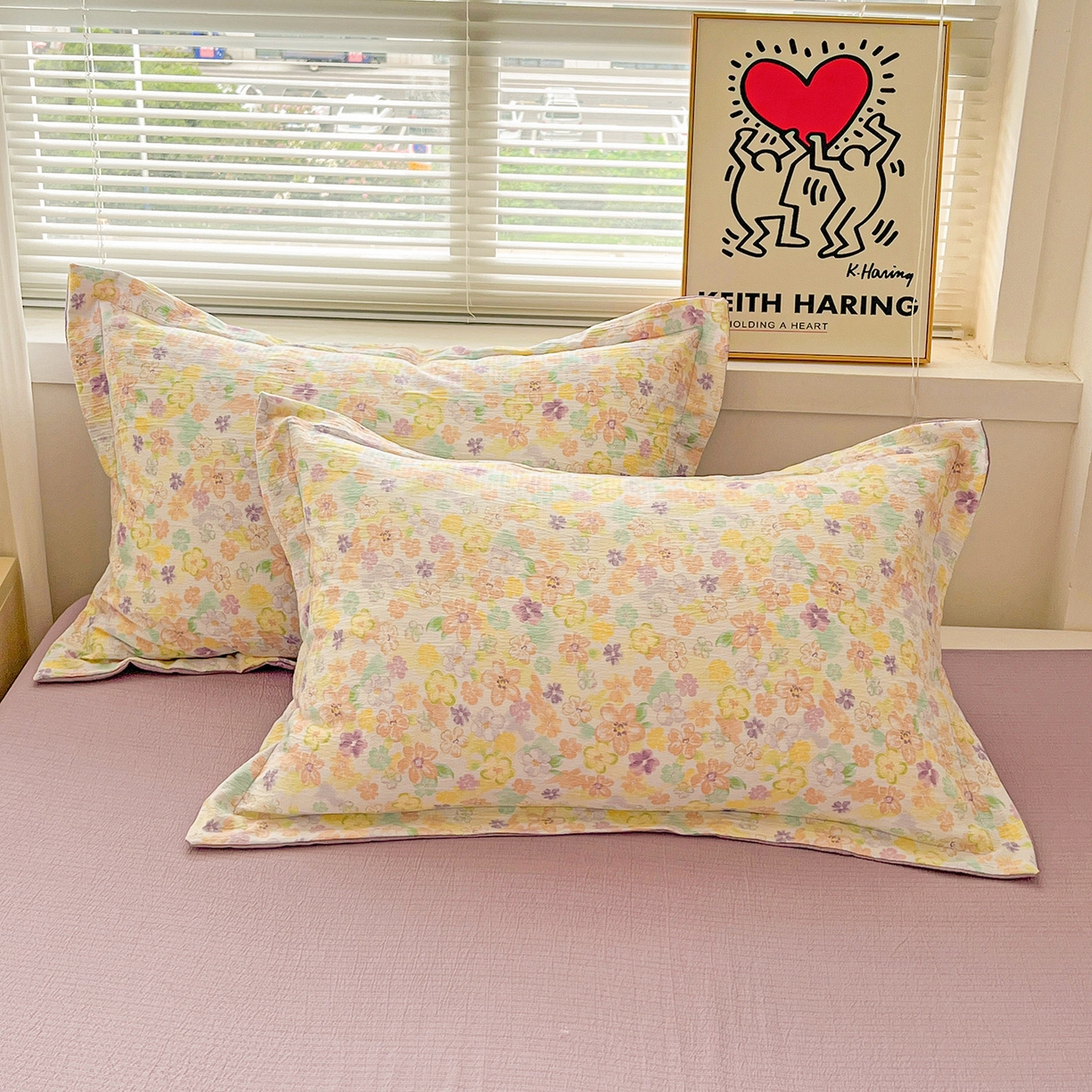 91家纺网 家纺一手货源 找家纺 典曼家纺 2025新款高克重云柔古法小布袋四件套 春山集