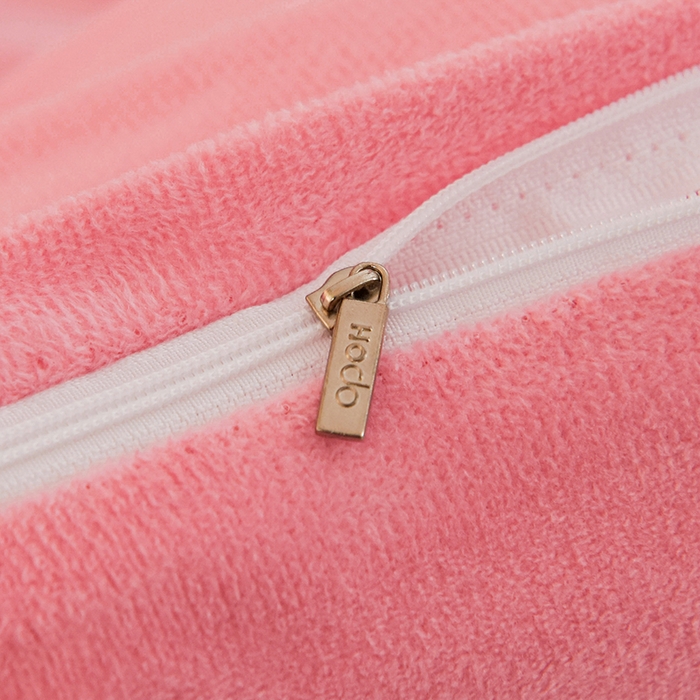 91家纺网 家纺一手货源 找家纺 提花大世界 2025新款宝宝绒绣花款牛奶绒婴儿绒保暖四件套 花辰月夕-粉玉