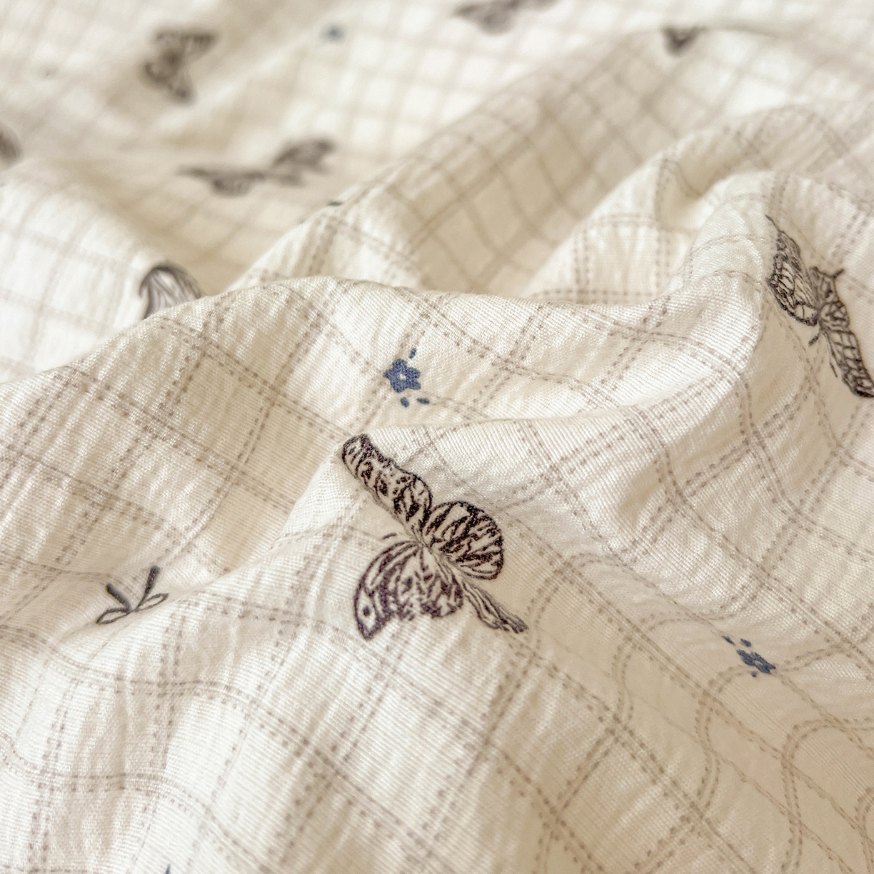 91家纺网 家纺一手货源 找家纺 典曼家纺 2025新款高克重云柔古法小布袋四件套 浮生若梦