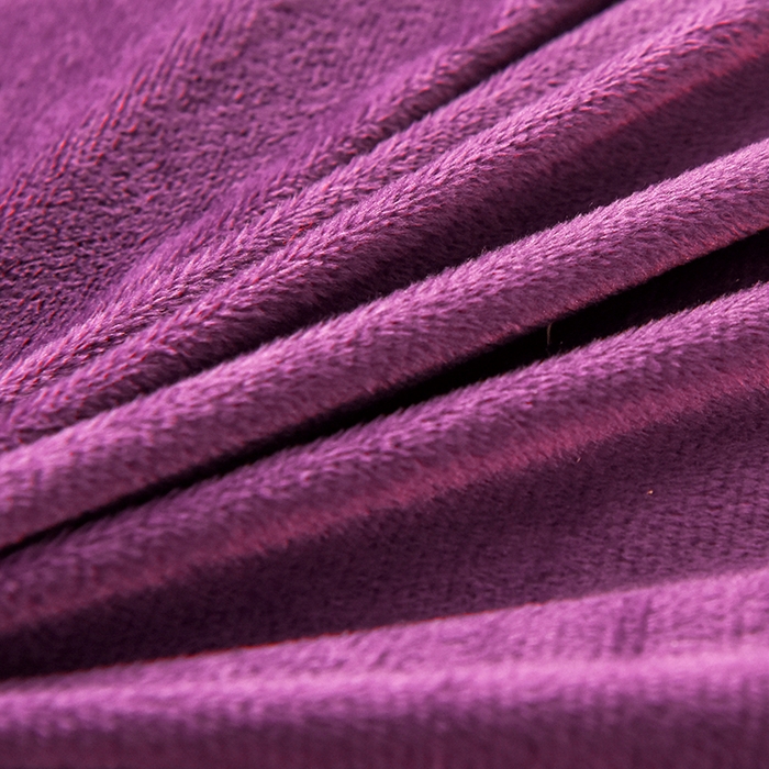 91家纺网 家纺一手货源 找家纺 提花大世界 2025新款宝宝绒绣花款牛奶绒婴儿绒保暖四件套 花辰月夕-紫色