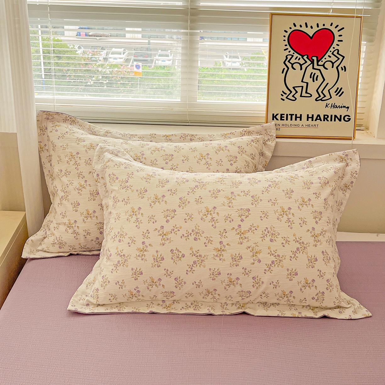 91家纺网 家纺一手货源 找家纺 典曼家纺 2025新款高克重云柔古法小布袋四件套 花间赋