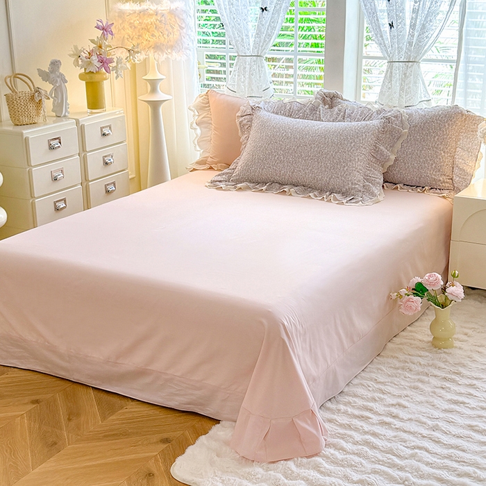 91家纺网 家纺一手货源 找家纺 巧玲珑 2025新款80s法式大花边四件套 芳悠