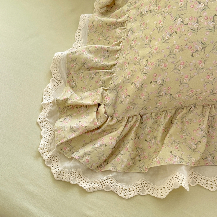 91家纺网 家纺一手货源 找家纺 巧玲珑 2025新款80s法式大花边四件套 怡香