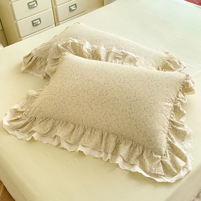 91家纺网 家纺一手货源 找家纺 巧玲珑 2025新款80s法式大花边四件套 怡香