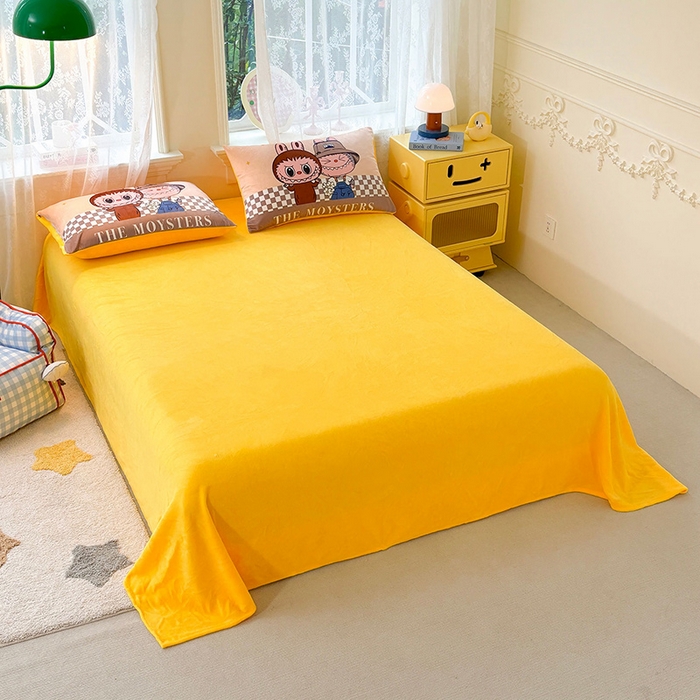 91家纺网 家纺一手货源 找家纺 总1ds生活馆 2025新款大版卡通水晶绒牛奶绒珊瑚绒三件套四件套