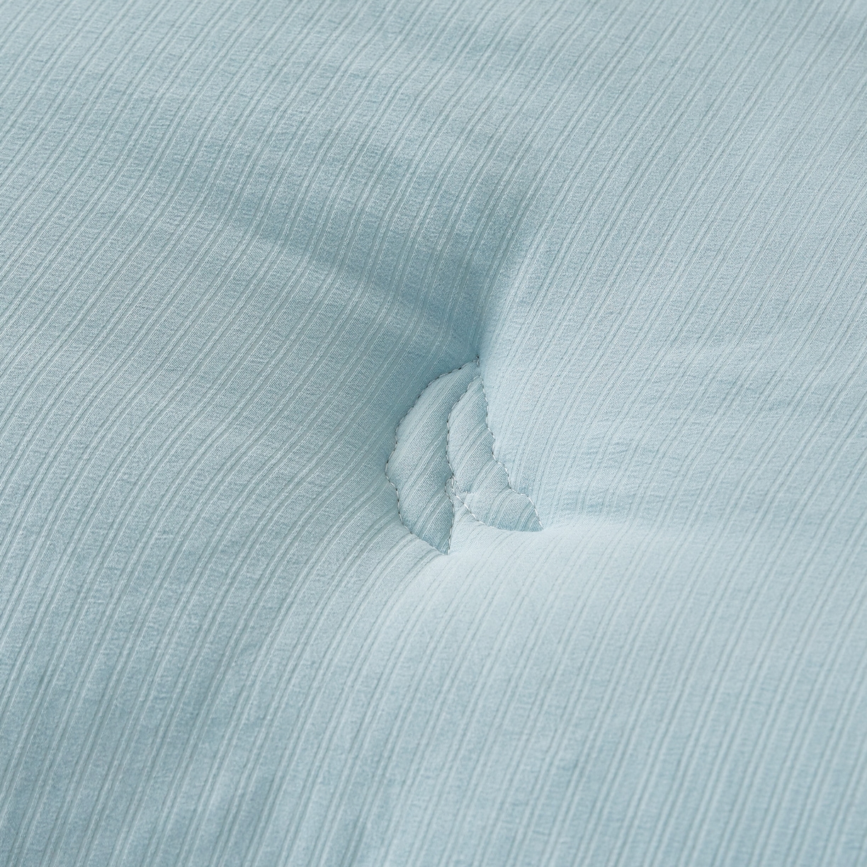 91家纺网 家纺一手货源 找家纺 帕芬鸟家纺 2025新款云柔棉提花大豆被被子被芯 立体-天空蓝