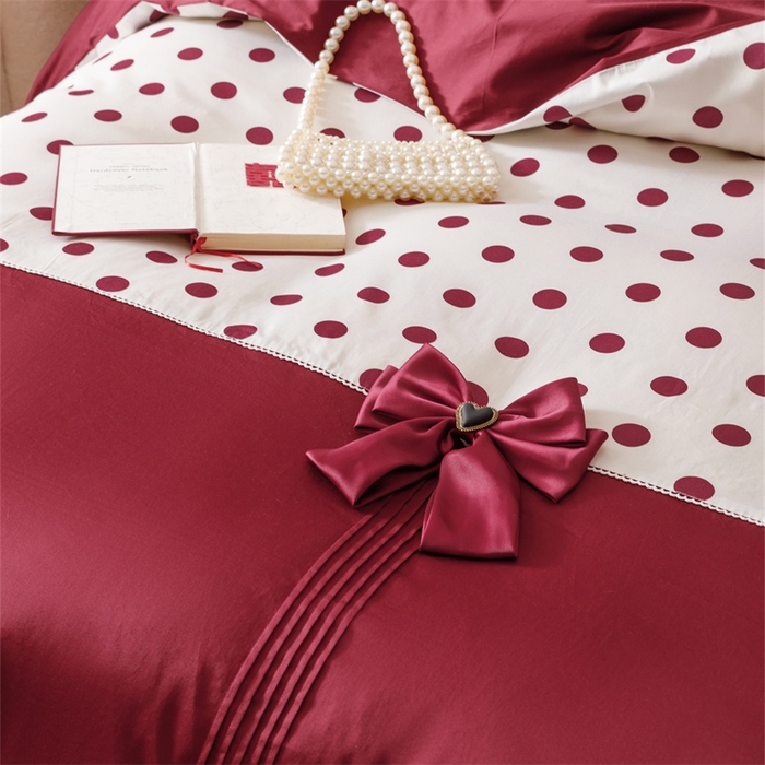 91家纺网 家纺一手货源 找家纺 宏羽纺家纺 2025新款100s全棉纯棉贡缎法式刺绣花边四件套 纯棉时尚-甜漾