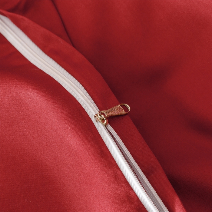 91家纺网 家纺一手货源 找家纺 宏羽纺家纺 2025新款100s全棉纯棉贡缎法式刺绣花边四件套 纯棉时尚-知喜-拼色