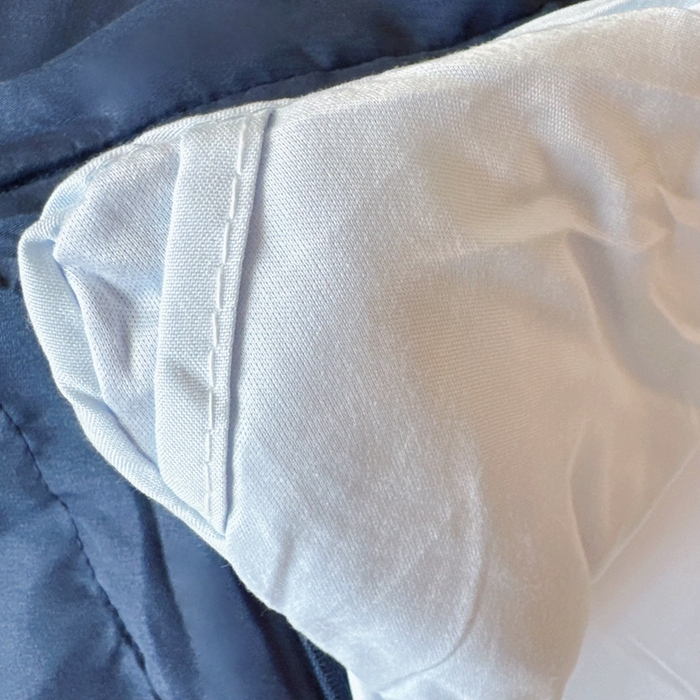 91家纺网 家纺一手货源 找家纺 兜米家居 2025新款深睡被Pro拉链款二合一控温四季被可机洗被子被芯 远山蓝