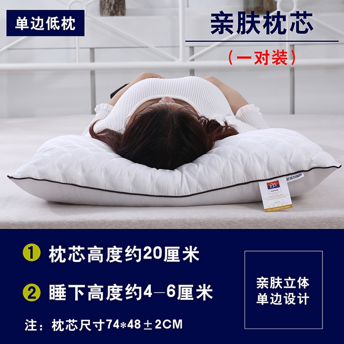 91家纺网 家纺一手货源 找家纺 （总）小叮当家纺仓储工厂店 2025新款立体绗绣科技睡眠抗菌枕枕头护颈枕白网绗绣枕酒店羽丝绒枕头