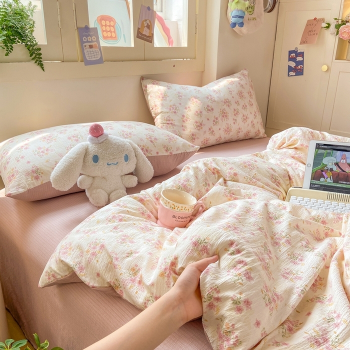 91家纺网 家纺一手货源 找家纺 （总）夜笙家纺 2025秋冬网红爆款110克水洗棉高克重皱皱纱（提供买家秀）