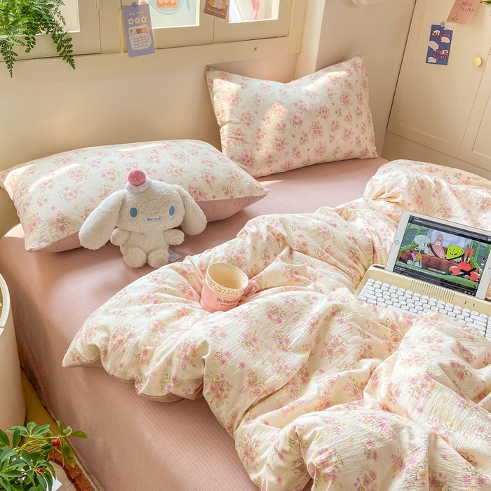 91家纺网 家纺一手货源 找家纺 （总）夜笙家纺 2025秋冬网红爆款110克水洗棉高克重皱皱纱（提供买家秀）