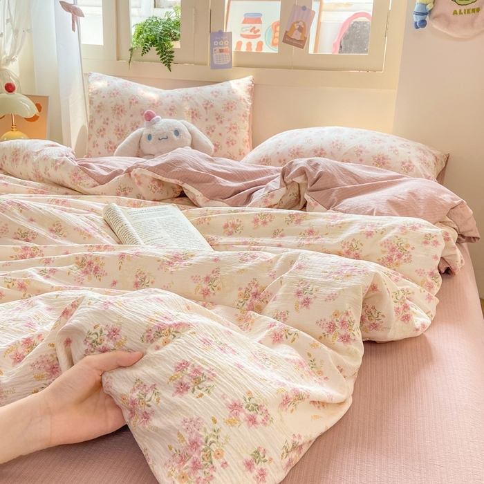 91家纺网 家纺一手货源 找家纺 （总）夜笙家纺 2025秋冬网红爆款110克水洗棉高克重皱皱纱（提供买家秀）