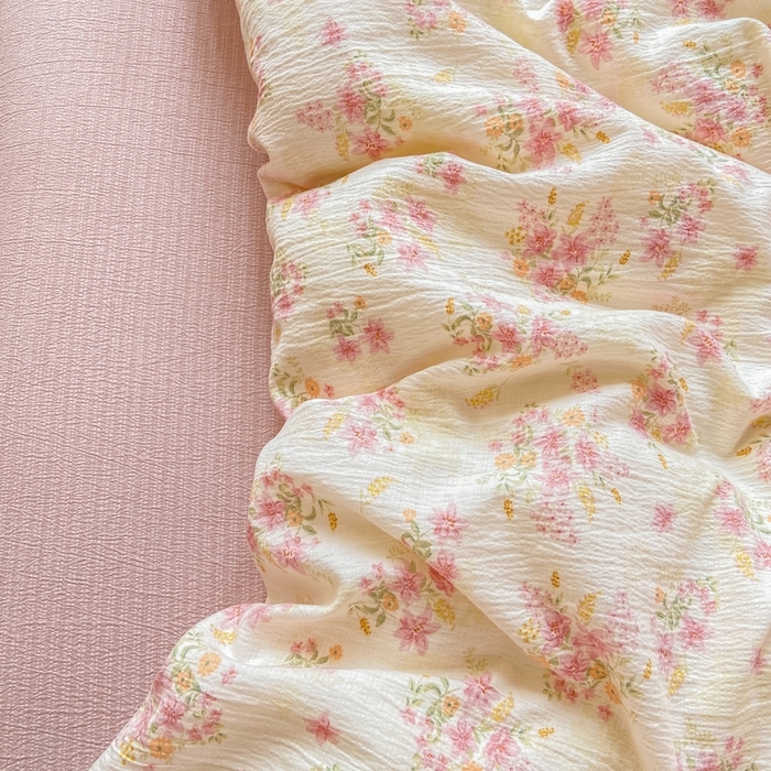 91家纺网 家纺一手货源 找家纺 （总）夜笙家纺 2025秋冬网红爆款110克水洗棉高克重皱皱纱（提供买家秀）