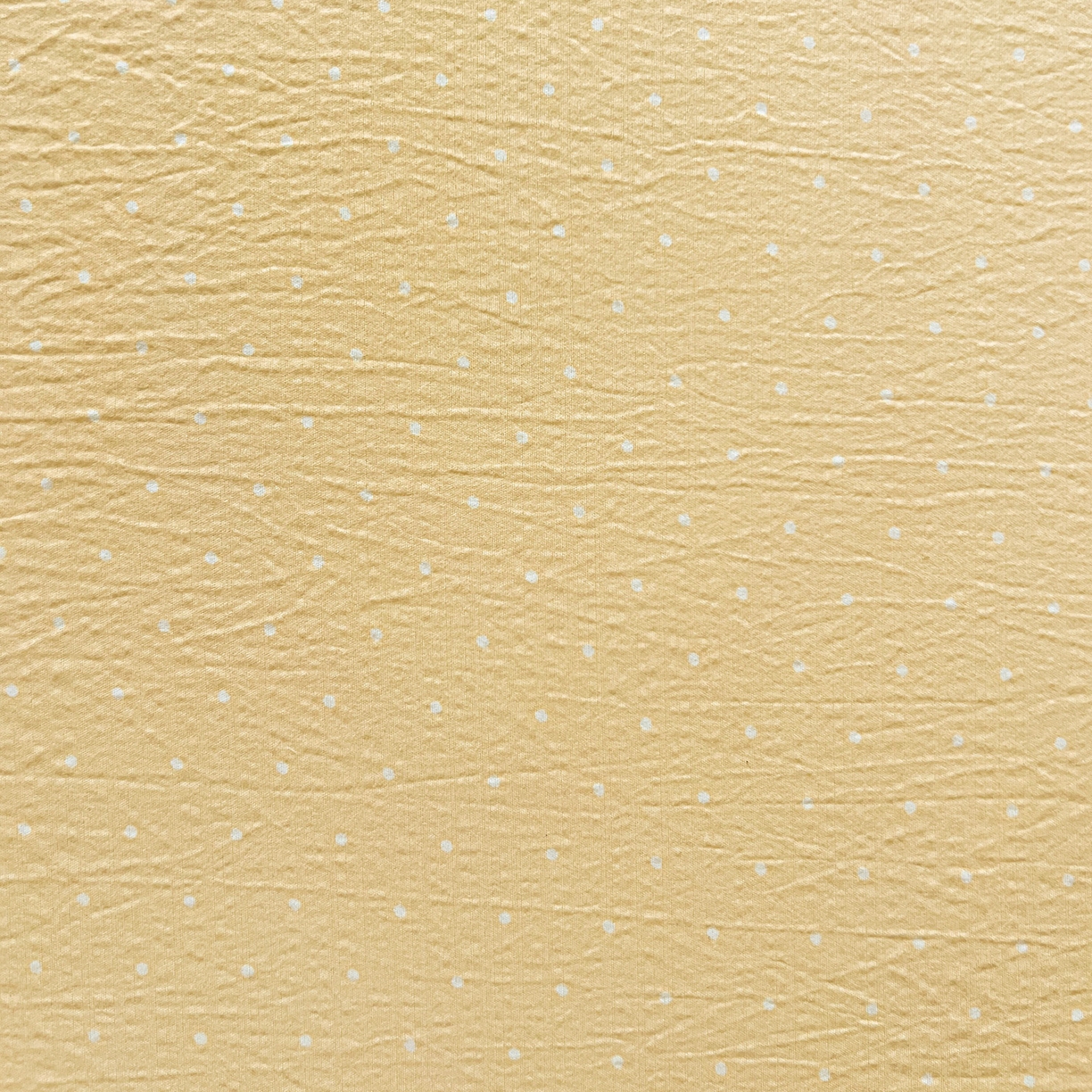 91家纺网 家纺一手货源 找家纺 格真 2025秋冬新款110克高克重提花加厚皱皱纱双层纱印花单床笠 波点-奶油黄