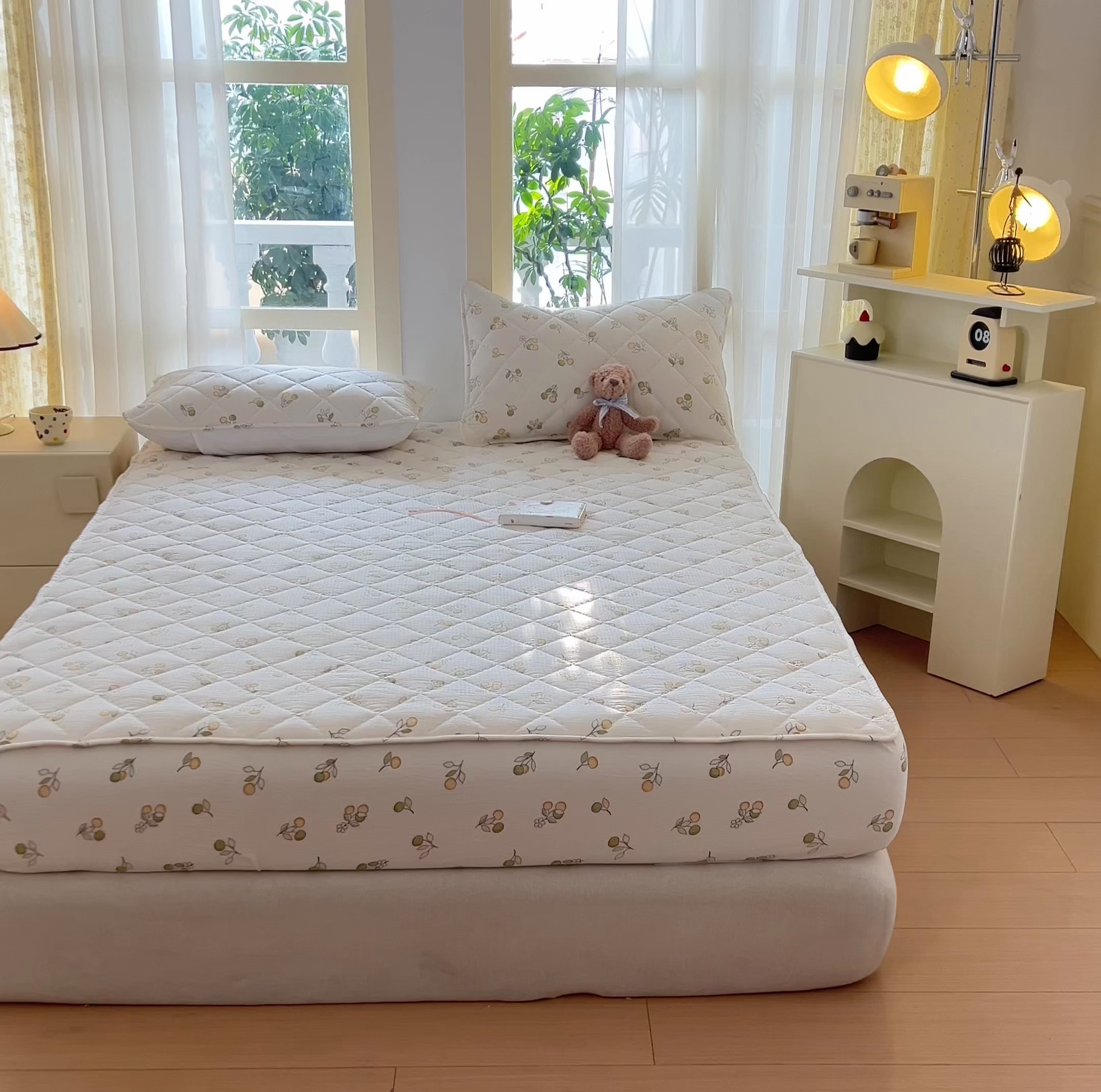 91家纺网 家纺一手货源 找家纺 曼陀罗 2025新款床笠床笠单品床笠单件单床笠 果实